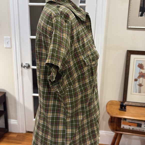 Route 66 Women’s Green and Yellow Casual Button Down Shirt. Size L - Picture 6 of 10